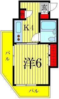 松岡コーポ2【3階】の間取り