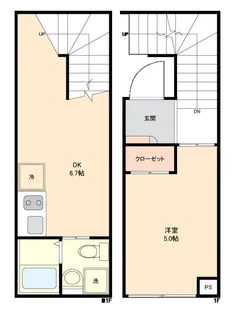 RSC西早稲田【1階】の間取り