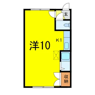 アイビー旭医前【1階】の間取り