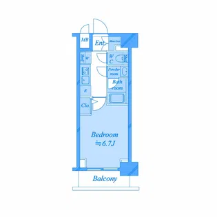 ドゥーエ新横浜【10階】の間取り