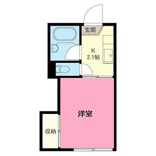 ヴェラ大倉山【1階】の間取り