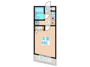 レジデンス・ド・レイ-ヌ【2階】の間取り