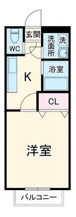 第5カネイ八帖北町アパート【1階】の間取り