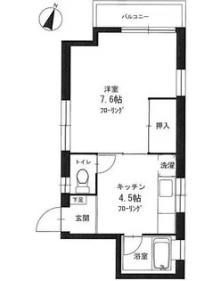 ゲッツイハウス【2階】の間取り