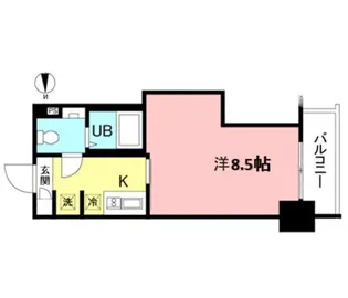 グランパルテ【6階】の間取り