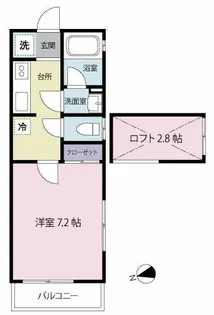 Ysハウス【2階】の間取り