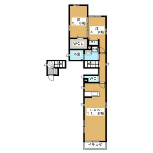 マノワール永福【2階】の間取り