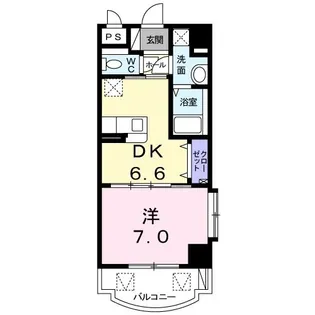 盛キャラバン【5階】の間取り
