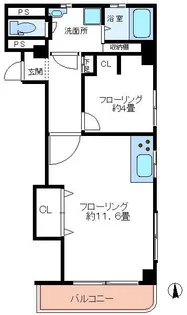 大橋ビル【4階】の間取り
