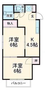 メゾンドトキワ【2階】の間取り