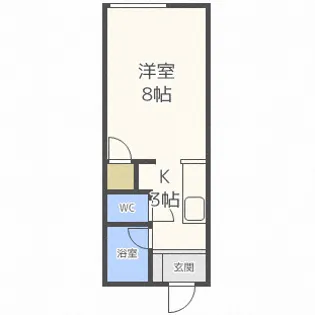 グリーンロードハイムA【3階】の間取り