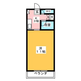 DISCUS【4階】の間取り