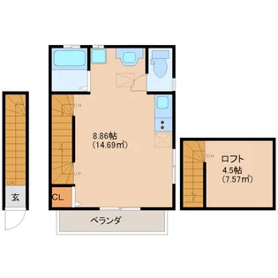 Rumahku取手【2階】の間取り