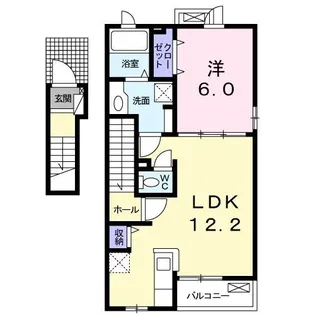 サニーメゾン【2階】の間取り