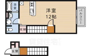 ベルリード宮山【2階】の間取り