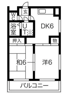 森ハイツ【1階】の間取り