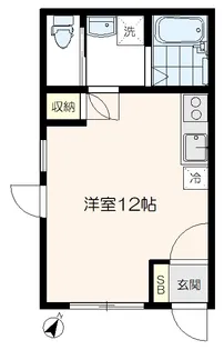 ウィンコーポ三田【1階】の間取り
