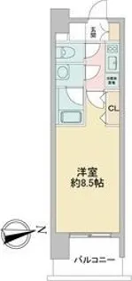 ルクレ新栄レジデンス【2階】の間取り