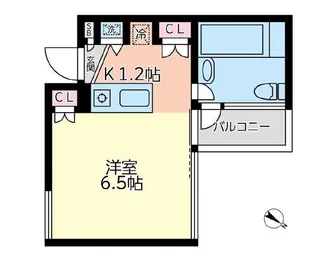 アッパルタメントプラート【4階】の間取り