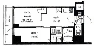 アイル プレミアム向島イースト【2階】の間取り