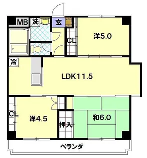 山田ビル【2階】の間取り