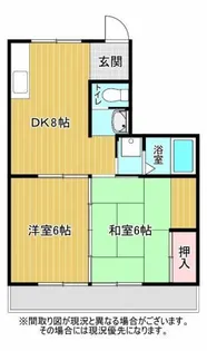 ハイツJUN B【1階】の間取り