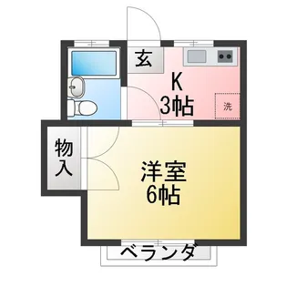 パルクヴェール小幡【1階】の間取り
