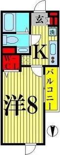 サンハイム西新井【3階】の間取り
