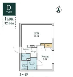 ANQI原宿【2階】の間取り