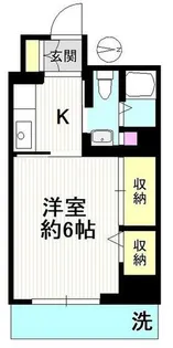 サンライズ入谷【9階】の間取り