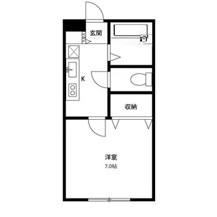 アンプルールブワAile【2階】の間取り