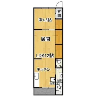山本マンション【1階】の間取り