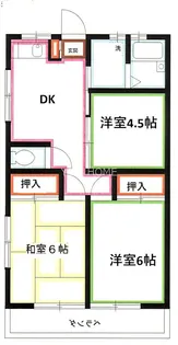 ハイネス福寿【2階】の間取り