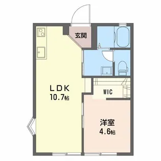 フレグランスかおりA【2階】の間取り