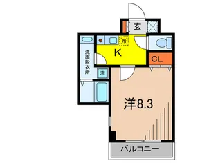 メグロ山手ビル【4階】の間取り