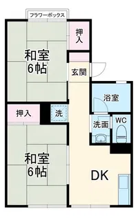 テラスKO【1階】の間取り