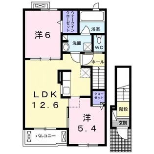 紫陽花【2階】の間取り
