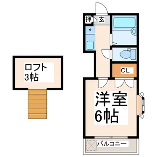 ハウル春日【2階】の間取り