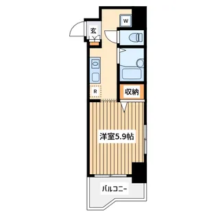 仲町台大藤ビル【5階】の間取り