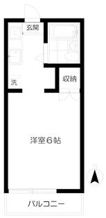 スワンハイツ【2階】の間取り