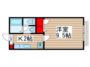 フィオリビィK【1階】の間取り
