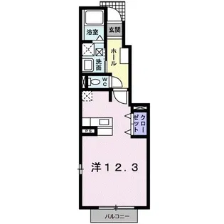 ストリームUA【1階】の間取り