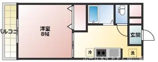 グランドライフJK【2階】の間取り