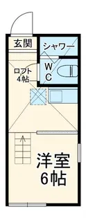 ユナイト横浜アカプルコ【2階】の間取り