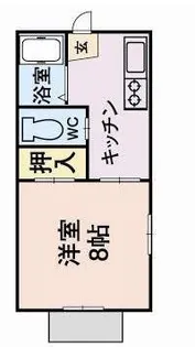 レジデンスサトウ【2階】の間取り