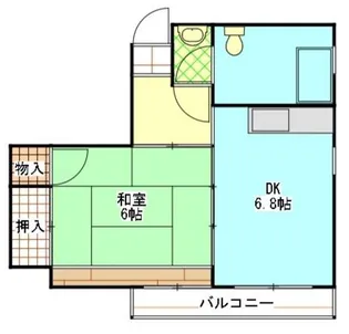益野マンション【3階】の間取り