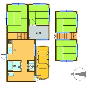 和歌山県岩出市船戸【一戸建】の間取り