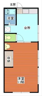 茨城県ひたちなか市大字稲田【アパート】の間取り
