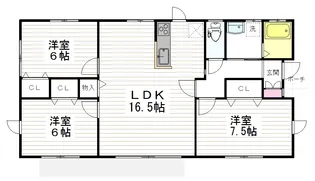 宮城県仙台市青葉区荒巻本沢3【一戸建】の間取り