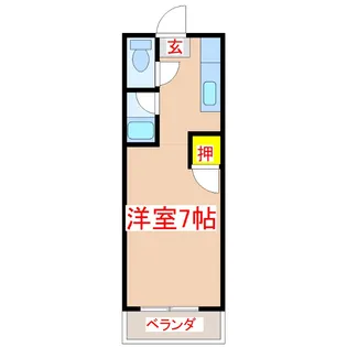 サンシャイン86【3階】の間取り